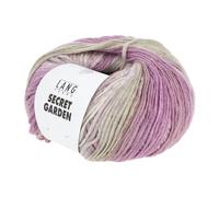 Lang Yarns Wooladdicts Secret Garden 50 g / 240 m Violet/Vert Clair Couleur 04