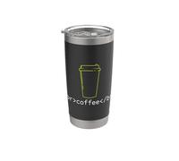 Langage de programmation Big Coffee Gobelet isotherme en acier inoxydable double paroi