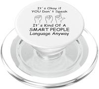 Langage des Signes américain ASL Amusant PopSockets PopGrip pour MagSafe