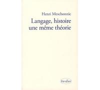 Langage, histoire une même théorie (0000)
