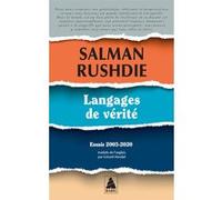 Langages de vérité: Essais 2003-2020