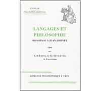 Langages et philosophie: Hommage à Jean Jolivet