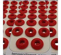 Langard Lot de 100 œillets Rouge 12 mm