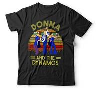 LANGBIRUI Donna and The Dynamos T-Shirt Unisex - Mamma Mia Music Musicals Black M