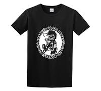 LANGBIRUI Tagada Jones Band Hardcore Anarcho Punk Rock Vintage Men's Fashion T-Shirt Casual Tees Clothing Black XXL