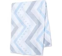 Lange bambou - chevron bleu Bleu G