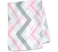 Lange en bambou - chevron rose