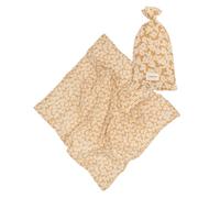 Lange bébé 70x70 cm en double gaze Wabi-Sabi Golden Brown Sakura