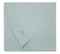 Lange gaze de coton jeanne vert de gris