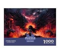 L'Ange Mécanique Wings Puzzle De 1000 Pièces pour Adultes Et Enfants Dès 14 Ans Jeu Patience Réflexion Qualité Supérieure Décoration Maison Loisirs Créatifs 70x50cm/1000pcs