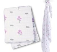 Lange mousseline - hippo rose