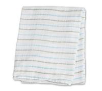 Lange Mousseline - Rayures Bleues