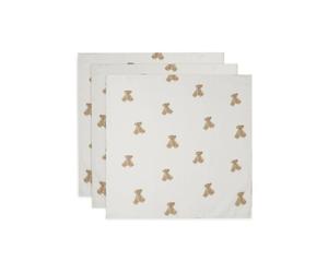 Lange Small Teddy Bear (3pack) En Gaze De Coton Multicolore TU