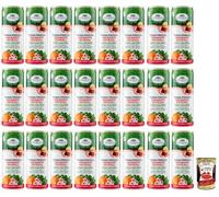 L'Angelica Drenante Anticell Lot de 24 tisanes froides saveur mandarine, ortie et cerise, sans calories, sans sucre, boîte jetable de 240 ml + Polpa di Pomodoro Italian Gourmet Polpa di Pomodoro 400 g