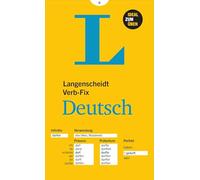 Langenscheidt grammars and study-aids: Langenscheidt Verb-Fix Deutsch
