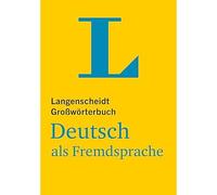 Langenscheidt – Grand dictionnaire d'allemand pour apprenants – Dictionnaire unilingue
