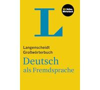 Langenscheidt Grosswoerterbuch German As a Foreign Language