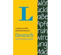Langenscheidt Schulwörterbuch Deutsch Als Fremdsprache Für Schüler Und Spracheinsteiger
