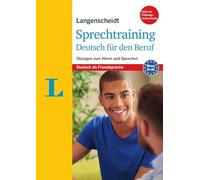 Langenscheidt – Sprechtraining Deutsch für den Beruf – Livre avec téléchargement MP3