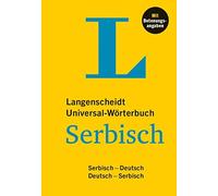 Langenscheidt Universal-Wörterbuch Serbisch: Serbisch - Deutsch / Deutsc (Relié)