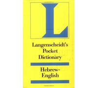 Langenscheidt's Pocket Hebrew Dictionary
