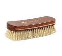 Langer & Messmer Brosse à Chaussures en CRIN de Cheval Fin pour Le Cirage Efficace de Vos Chaussures - La Brosse à reluire pour l'entretien Professionnel des Chaussures