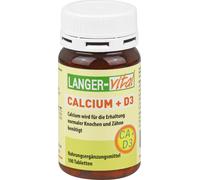 LANGER-vital Calcium 400 mg + D3 Comprimés pour le maintien d'une ossature et d'une dentition normales, 100 comprimés