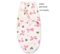 Langes Coton Pour Bébés De 0 À 3 Mois,Couverture Ronde Pour S,Accessoires Pour Nourrissons - Type Pink Horse