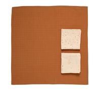 Sauthon Langes 70x70 cm en coton bio boîte de 3