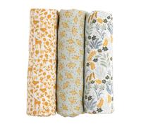 Lot de 3 langes en coton bio Promenons nous (70 x 70 cm)