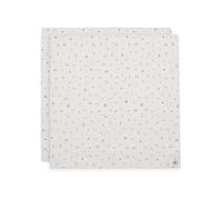 Langes Mousseline Bébé Jollein - Animal Friends - Lot de 2-115x115 cm - 100% Coton - Linges Bébé - Couverture Mousseline - Certifiée OEKO-TEX