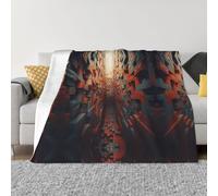 Langhbozdp Fonds d'écran frais Imprimer Elegant Comfort Flanelle Couverture Plaid Doux Léger pour Literie Canapé & Voyage