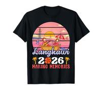 Langkawi 2026 Faire des Souvenirs Couple Romantique Voyage Plage T-Shirt