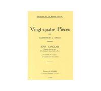 Pieces (24) cahier n1 (1 a 12) --- orgue ou harmonium