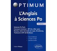 L'Anglais à Sciences Po - 6e édition 6ème édition - Fabien Fichaux - Ellipses - broché - Etude
