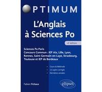 L'Anglais à Sciences Po - 6e édition Fabien Fichaux (Auteur)