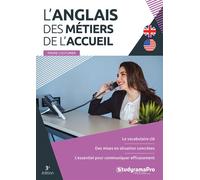 L'anglais des métiers de l'accueil 3e édition - Pierre Couturier - Studyrama Eds - broché - Méthode de langue