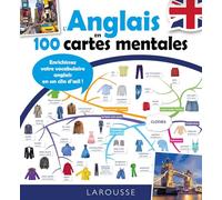 Collectif – L'anglais en cartes mentales – En 100 cartes mentales – Broché