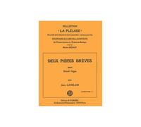 Partitions Classique Combre Langlais Jean - Pieces Breves (2) - Orgue Orgue