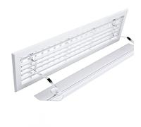 L'angle de la paroi latérale réglable empêche le déflecteur de soufflage direct aide à refroidir/chauffer la circulation de l'air, pour différentes formes de sorties d'air.