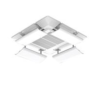 L'Angle Du DéFlecteur De Climatiseur RéGlable Aide à La Circulation De L'Air De Refroidissement/Chauffage, Anti-Souffle, DéFlecteur Et Direction Du Vent, Anti-Condensation (Color : 4pcs, Size : 53cm