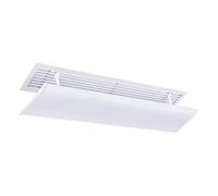 L'angle du déflecteur de flux d'air central AC réglable aide à refroidir/chauffer la circulation de l'air, les registres AC domestiques et de plafond, 52/63/73/86/97/106/126 cm