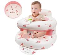 LANGNIDORIS Siège Gonflable Pour Bébé de 3 Mois Plus, Chaise Gonflable Bebe avec Pompe Intégrée, un Auxiliaire de Fauteuil Tout-petits (Lapin)