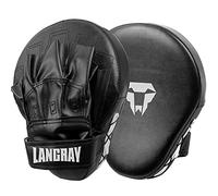 LangRay Pattes d'ours Boxe Muay Thai Paos Frappe Cible Boxing Pads Mitaine Gant de Boxe Entraînement pour MMA Taekwondo Art Martiaux Kickboxing Sport de Combat, Noir