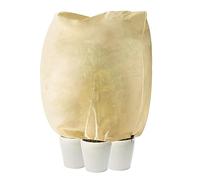 LangRay Voile Hivernage Plante, Housse d'hivernage pour Plantes Exterieur 80g/㎡ avec Fermeture éclair et Cordon de Serrage Bâche Housses de Protection pour Palmiers Olivier (Blanc cassé, 120x180 1pc)