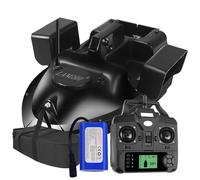 LANGSHI GPS Smart RC Bateau appât 2 kg Voiture Cruise Télécommande Distance 500 m Pêche Bateau Appât 12000 mAh (S-V010)