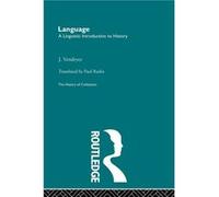Language A Linguistic Introduction to History by J. Vendryes Joseph Vendryes (Auteur)