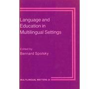 Language And Education In Multilingual Settings