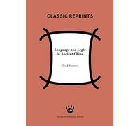 Language And Logic In Ancient China