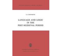 Language And Logic In The Post-Medieval Period